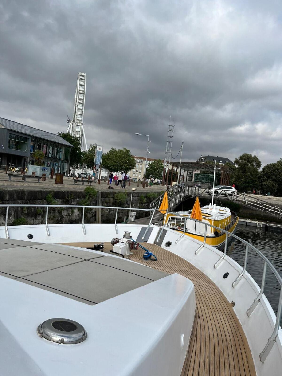Yacht Aquamarina Vieux Port La Rochelle Hotell La Rochelle  Eksteriør bilde